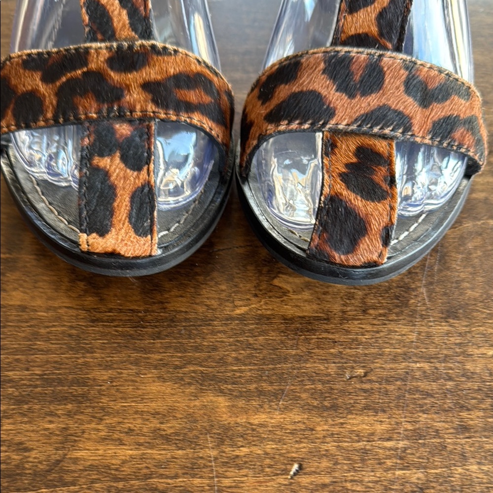 Jeffery Campbell Women's Leopard Print Strappy Sandals Size 8 - Picture 3 of 10